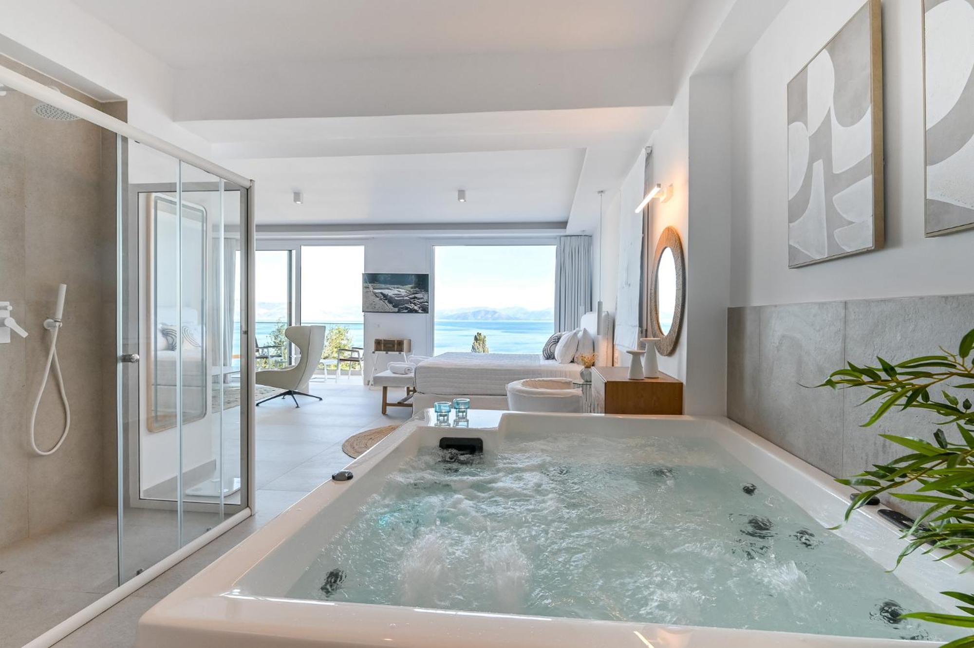 Achillion Luxury Corfu Villa & Suites Perama  Bagian luar foto
